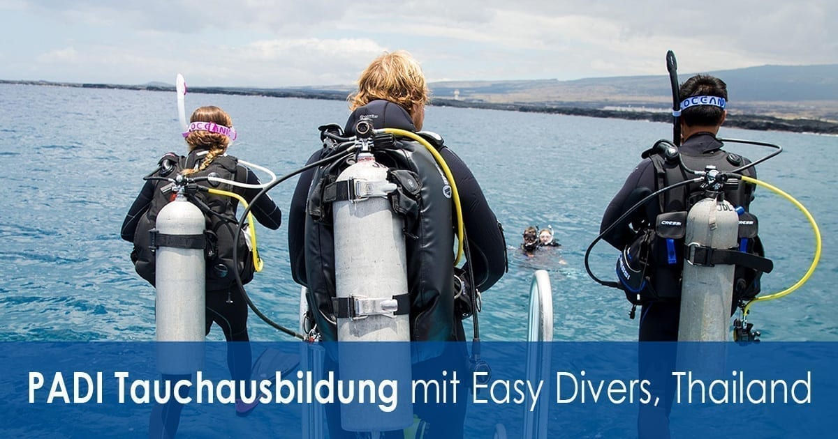 PADI Tauchausbildung mit Easy Divers, Koh Samui, Thailand